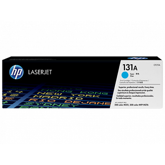 HP Azúrová tonerová kazeta HP 131A LaserJet