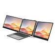 Portable monitor Blackview DCM6Pro Dual Screen 14inch 1920x1080 16:9 LCD 60Hz IPS 178 USB-C 3.1x3, sivo čierny