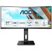 AOC CU34P2A 34"W VA LED 3440x1440 50 000 000:1 4ms 300cd HDMI DP USB pivot cierny