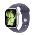 Apple Watch Series 11 GPS 42mm Silver Aluminium Case with Purple Fog Sport Band - S/M