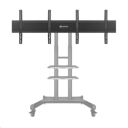 ONKRON Dual Screen VESA Panel Accessory for TS1881 Mobile TV Stand, Black