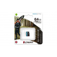64 GB . microSDXC karta Kingston Canvas Go Class U3 UHS-I V30 (r90MB/s, w45MB/s) bez adaptéra
