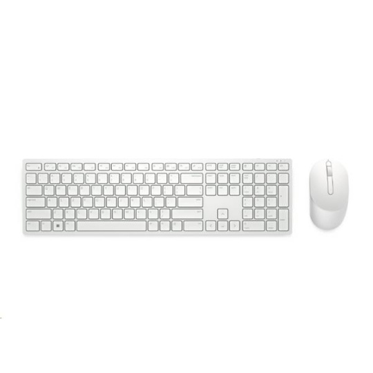 Dell Pro Wireless Keyboard and Mouse - KM5221W - Czech/Slovak (QWERTZ) - White Dell Pro Wireless Keyboard and Mouse - KM5221W - Czech/Slovak (QWERTZ) - White