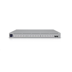 Ubiquiti Professional-grade, 24-port Layer 3 Etherlighting™ switch with (16) 10 GbE, (8) 2.5 GbE, and (2) 25G SFP28 port