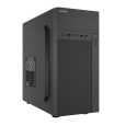 1stCOOL STEP  PREMIUM, skrinka mATX, USB-C, USB3.0, 2xUSB, 2x ventilátor, čierna