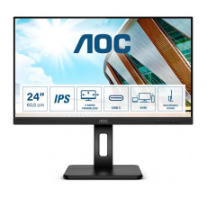 AOC 24P2C 23.8"W IPS LED 1920x1080 50 000 000:1 4ms 250cd DP HDMI USB-C(65W) Pivot repro AOC 24P2C 23.8"W IPS LED 1920x1080 50 000 000:1 4ms 250cd DP HDMI USB-C(65W) Pivot repro