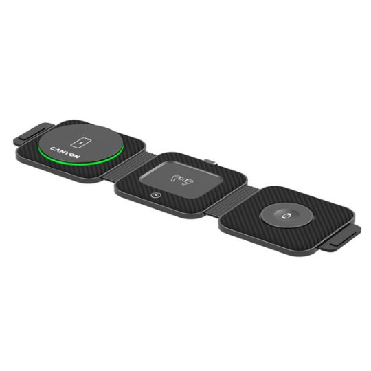 Canyon WS-305, 3in1, wireless Qi charging station for 3 devices simultaneously
