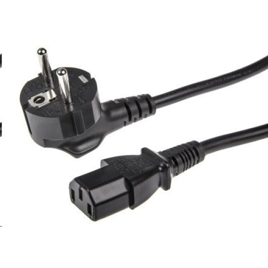 Power cord 230V, 1,8m, C13 - Schuko, High quality