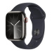 Apple Watch Series 9 GPS + Cellular 45mm Graphite Stainless Steel Case with Midnight Sport Band - M/L