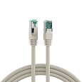 EFB S/FTP Patchkábel LSOH 30m, cat.6a, sivý Cu