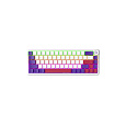 Lorgar KBA41MWH, mechanická herná klávesnica, 66 klávesov, Toxic Purple Switch, Hot-Swap, RGB, USB-C