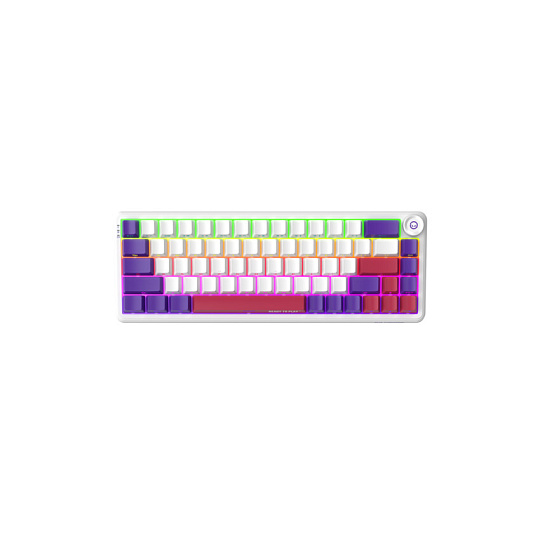 Lorgar KBA41MWH, mechanická herná klávesnica, 66 klávesov, Toxic Purple Switch, Hot-Swap, RGB, USB-C Lorgar KBA41MWH, mechanická herná klávesnica, 66 klávesov, Toxic Purple Switch, Hot-Swap, RGB, USB-C