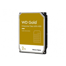 WD Gold HDD (3.5", 2TB, 7200RPM, SATA 6Gb/s)