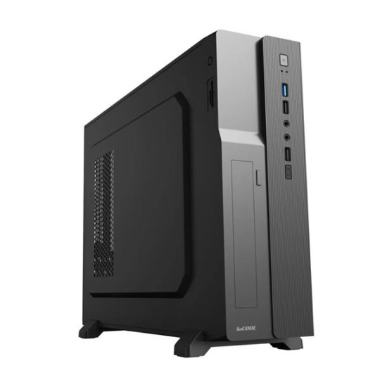 1stCOOL SFF COMPACT 1, skrinka mATX, USB-C, USB3.0, 2xUSB2.0, CR, čierna
