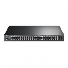 TP-LINK "JetStream™ 52-Port Gigabit L2+ Managed Switch with 48-Port PoE+PORT: 48× Gigabit PoE+ Ports, 4× Gigabit SFP Sl