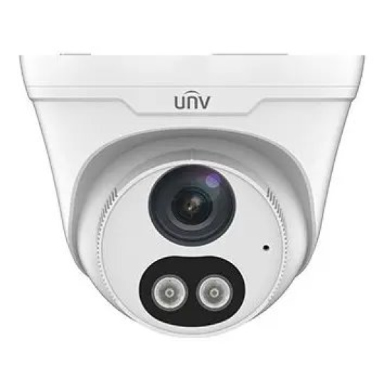 UNIVIEW Venkovní IP kamera 4MPx turret, 112,9°, IR+Bílý přísvit 30m, analýza člověk/vozidlo