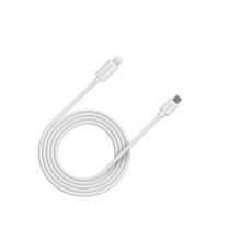 Canyon CFI-12, 2m kábel Lightning/USB-C, bez Apple certifikácie MFi, biely