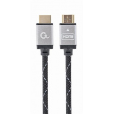 Gembird kábel HDMI High speed (M - M), séria Select Plus, Ethernet, pozlátené konektory, 1 m