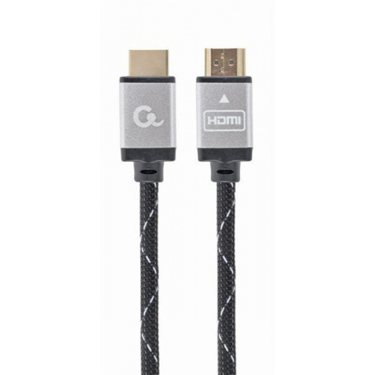 Gembird kábel HDMI High speed (M - M), séria Select Plus, Ethernet, pozlátené konektory, 1 m