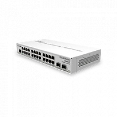 Mikrotik 24 Gigabit ports, 2 SFP+ cages and a desktop case – server room power for your home!