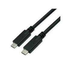 Kábel USB 3.2 Gen 2, CM/CM Typ C 5m, 10Gbps, PD 100w 20V5A, čierny Kábel USB 3.2 Gen 2, CM/CM Typ C 5m, 10Gbps, PD 100w 20V5A, čierny