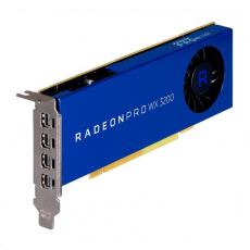 Grafická karta AMD Radeon Pro WX 3200 (4 GB) LP, 4x mDP