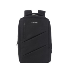 Canyon BPE-5, batoh pre 15,6´´ notebook, 22l, vodeodolný, 7 vreciek, USB-A nabíjací port, čierny