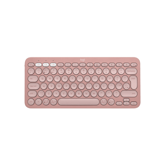 Logitech® K380s Pebble Keys 2 - TONAL ROSE- US INT'L - BT - N/A - INTNL-973 - UNIVERSAL