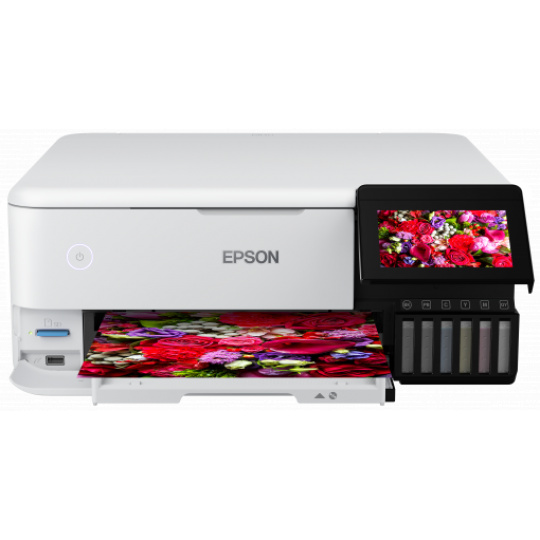 Epson L8160 A4 color MFP-tank, foto tlac, potlac CD/DVD, duplex, USB, LAN, WiFi, iPrint