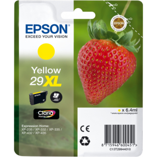 Epson atrament XP-332 yellow XL