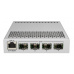 MIKROTIK RouterBOARD Cloud Router Switch CRS305-1G-4S+IN + L5 (800MHz; 512MB RAM; 1x GLAN; 4x SFP+) desktop