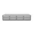 Ubiquiti 2U UniFi Protect NVR with built-in AI event analytics, HDMI output, eight 2.5”/3.5” HDD bays, and support for u