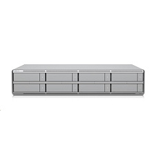 Ubiquiti 2U UniFi Protect NVR with built-in AI event analytics, HDMI output, eight 2.5”/3.5” HDD bays, and support for u