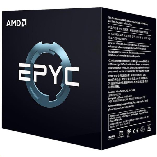 AMD CPU EPYC 7002 Series 24C/48T Model 7F72 (3.7GHz Max Boost,192MB, 240W, SP3) Tray