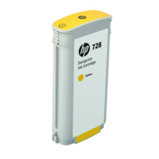 F9J65A HP 728 130-ml Yellow DesignJet Ink Cartridge