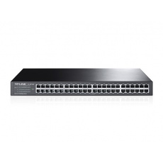 TP-LINK TL-SF1048 48-Port 10/100M Switch, 48 10/100M RJ45 Ports, 1U 19-inch Rack-mountable Steel Case