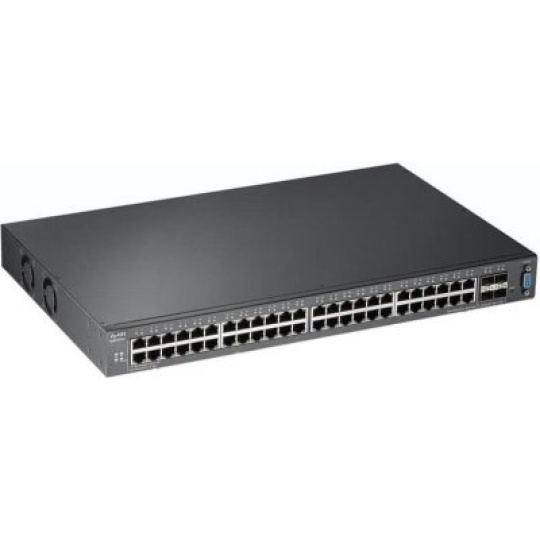 ZyXEL XGS2210-52, 52-port Managed Layer2+ Gigabit Ethernet switch, 48x Gigabit metal + 4x 10GbE SFP+ ports, L2 multicast