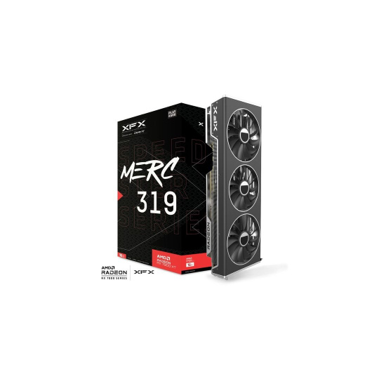 XFX Radeon RX-7800XT Speedster MERC319 BLACK 16GB/256bit GDDR6, 3xDP, HDMI