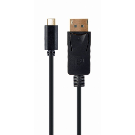 Gembird kábel USB-C (M) na DisplayPort (M), 4K, 60Hz, 2m kábel, čierny