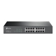 TP-LINK TL-SG1016D 16-Port Gigabit Switch, 16 Gigabit RJ45 Ports, 1U 13-inch Rack-mountable Steel Case