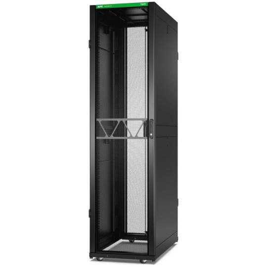APC NetShelter SX, Server Rack Enclosure, Gen 2, 48U, 2258H x 600W x 1070D mm, with Sides, Black