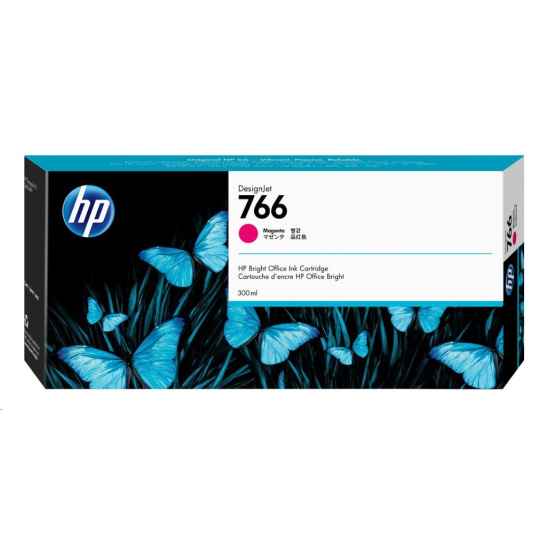 HP 766 300-ml Magenta DesignJet Ink Cartridge