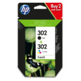 HP 302 Ink Cartridge Combo 2-Pack (X4D37AE)