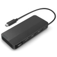 Lenovo USB-C Dual Display Travel Dock 65W - (1x DP, RJ45, 1x HDMI, 1x USB 3.0, 2x USB-C) pripojit max. 2x LCD
