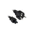 Bulk AC cord - 0.6m / 2ft, C5 connector, EU plug, single pack