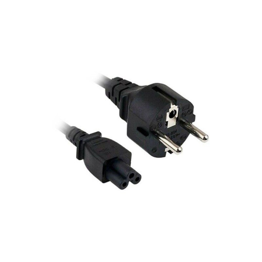 Bulk AC cord - 0.6m / 2ft, C5 connector, EU plug, single pack