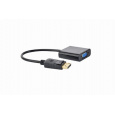 Gembird adaptér DisplayPort (M) na VGA (F), 0.15 m kábel, čierny