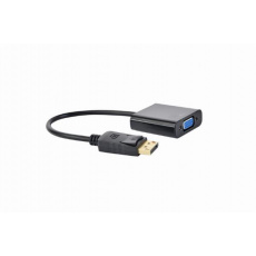 Gembird adaptér DisplayPort (M) na VGA (F), 0.15 m kábel, čierny