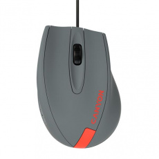 Canyon CNE-CMS11DG, optická myš, USB, 1000 dpi, 3 tlač, šedo-červená Canyon CNE-CMS11DG, optická myš, USB, 1000 dpi, 3 tlač, šedo-červená
