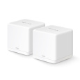 MERCUSYS "AX1500 Whole Home Mesh Wi-Fi 6 System2-pack: 1× Halo H60XR + 1× Halo H60XSSPEED: 300 Mbps at 2.4 GHz + 1201